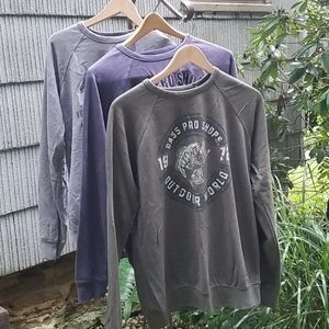 3 Bass Pro Shop Sweatshirts